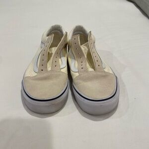 Kids Cream and Tan Sneakers